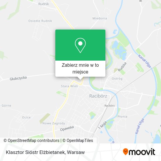 Mapa Klasztor Sióstr Elżbietanek