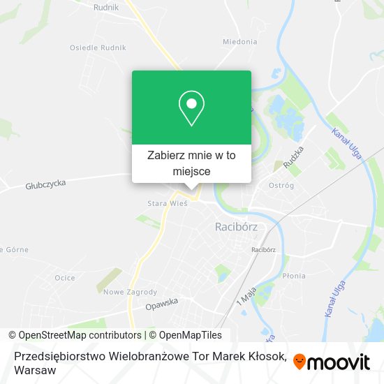 Mapa Przedsiębiorstwo Wielobranżowe Tor Marek Kłosok