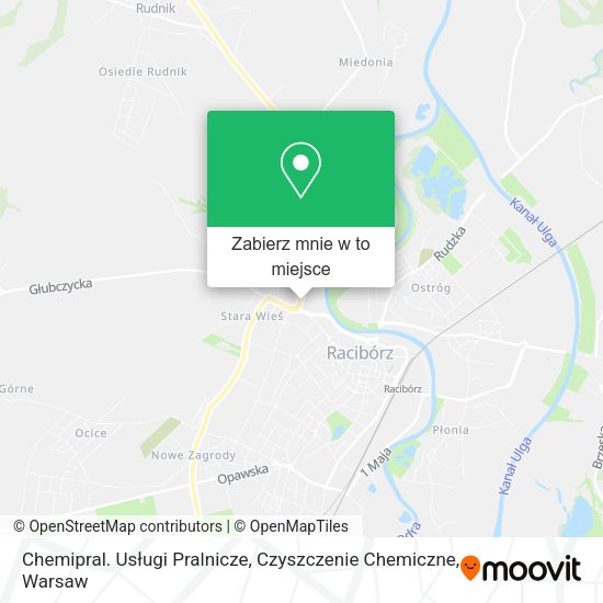 Mapa Chemipral. Usługi Pralnicze, Czyszczenie Chemiczne