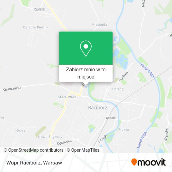 Mapa Wopr Racibórz