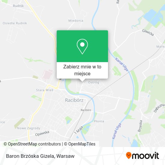 Mapa Baron Brzóska Gizela