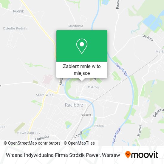 Mapa Własna Indywidualna Firma Strózik Paweł