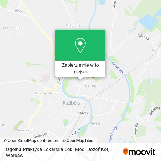 Mapa Ogólna Praktyka Lekarska Lek. Med. Józef Kot