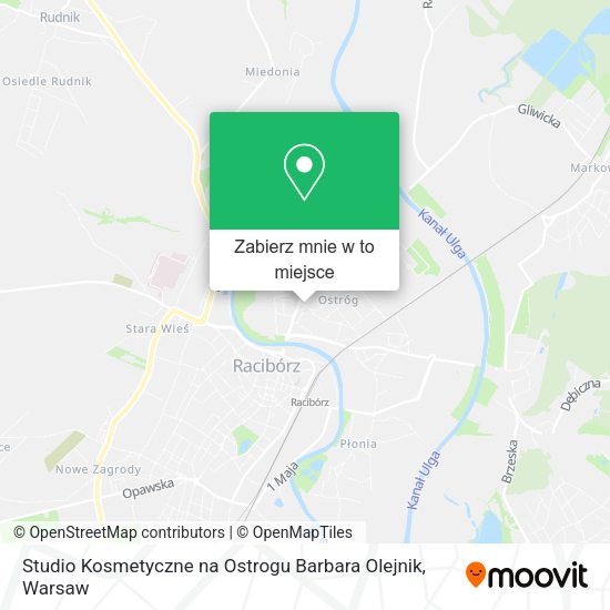 Mapa Studio Kosmetyczne na Ostrogu Barbara Olejnik