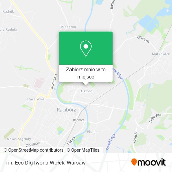 Mapa im. Eco Dig Iwona Wołek