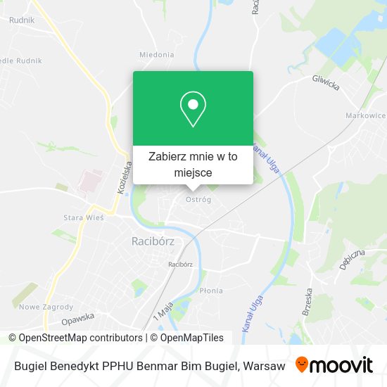 Mapa Bugiel Benedykt PPHU Benmar Bim Bugiel