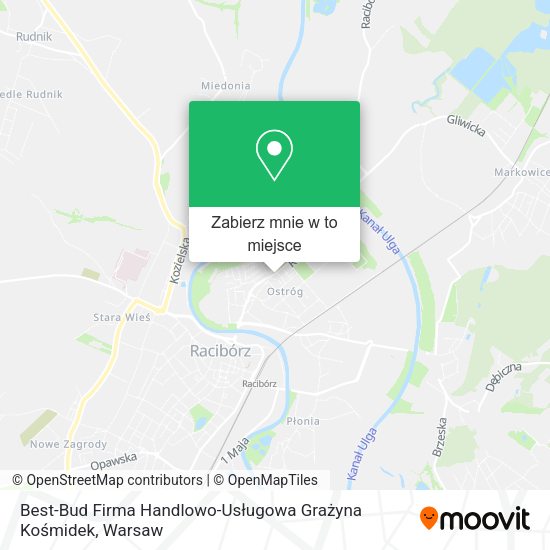 Mapa Best-Bud Firma Handlowo-Usługowa Grażyna Kośmidek