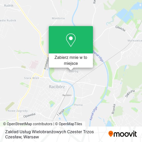 Mapa Zakład Usług Wielobranżowych Czester Trzos Czesław