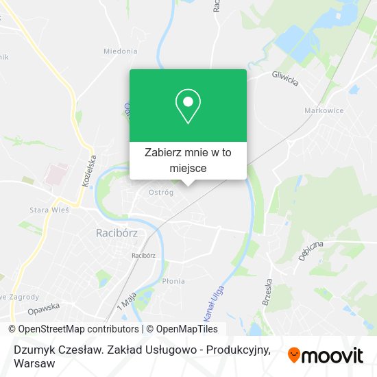 Mapa Dzumyk Czesław. Zakład Usługowo - Produkcyjny