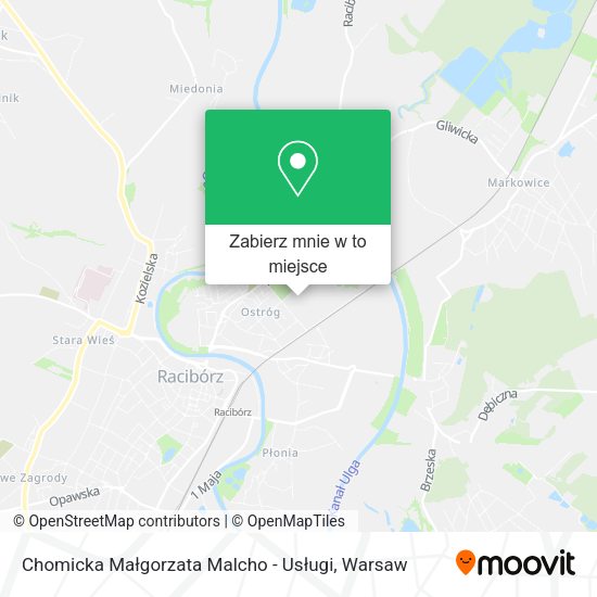 Mapa Chomicka Małgorzata Malcho - Usługi