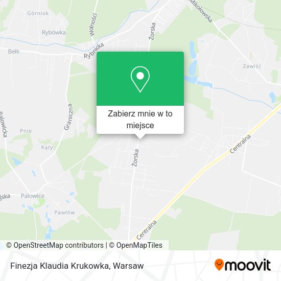 Mapa Finezja Klaudia Krukowka