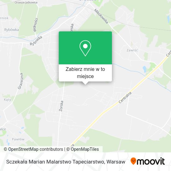 Mapa Sczekała Marian Malarstwo Tapeciarstwo