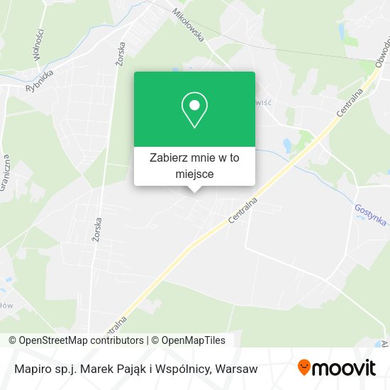 Mapa Mapiro sp.j. Marek Pająk i Wspólnicy