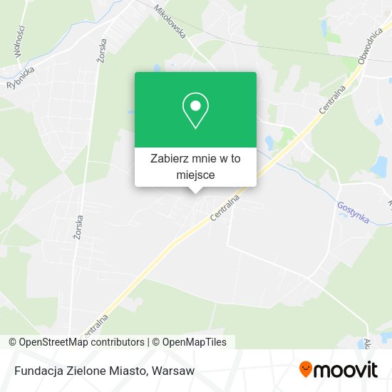 Mapa Fundacja Zielone Miasto