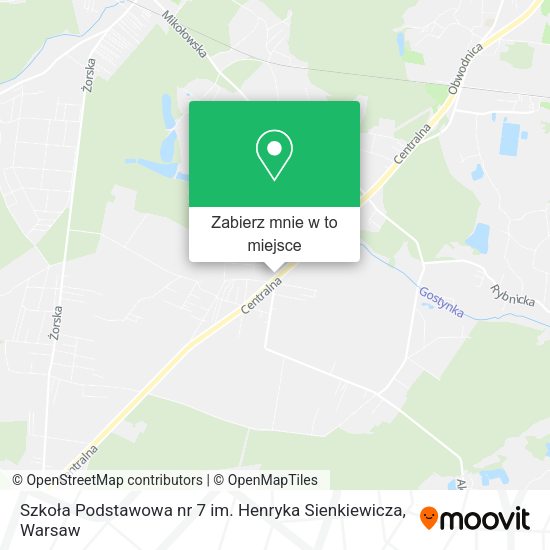 Mapa Szkoła Podstawowa nr 7 im. Henryka Sienkiewicza