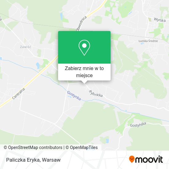 Mapa Paliczka Eryka