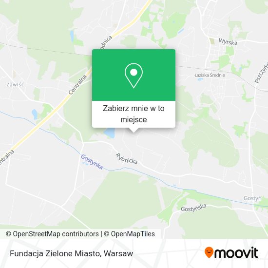 Mapa Fundacja Zielone Miasto