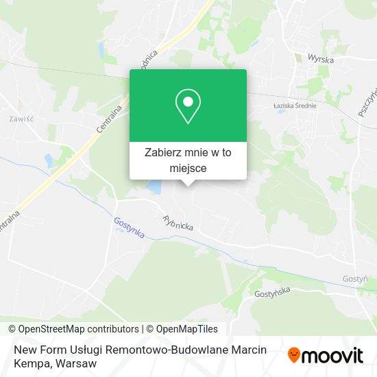 Mapa New Form Usługi Remontowo-Budowlane Marcin Kempa