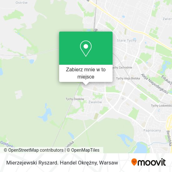 Mapa Mierzejewski Ryszard. Handel Okrężny