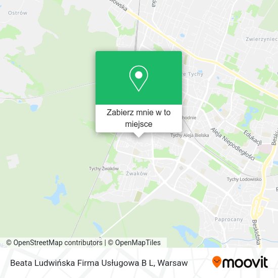 Mapa Beata Ludwińska Firma Usługowa B L