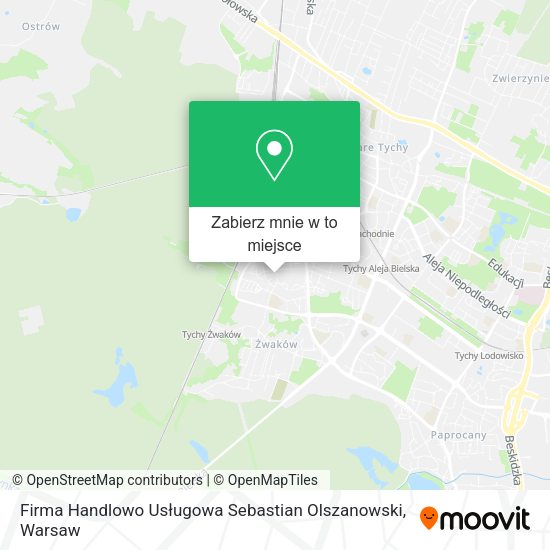 Mapa Firma Handlowo Usługowa Sebastian Olszanowski