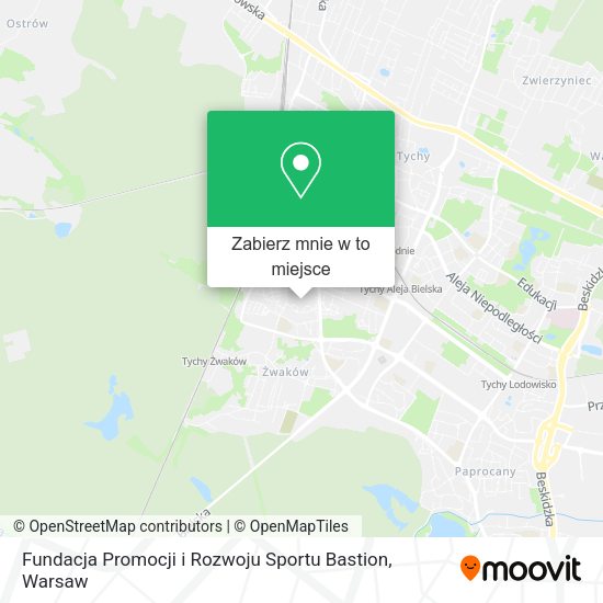 Mapa Fundacja Promocji i Rozwoju Sportu Bastion