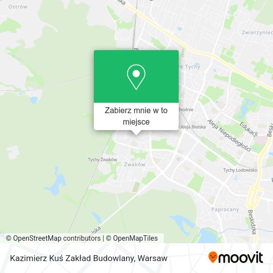 Mapa Kazimierz Kuś Zakład Budowlany