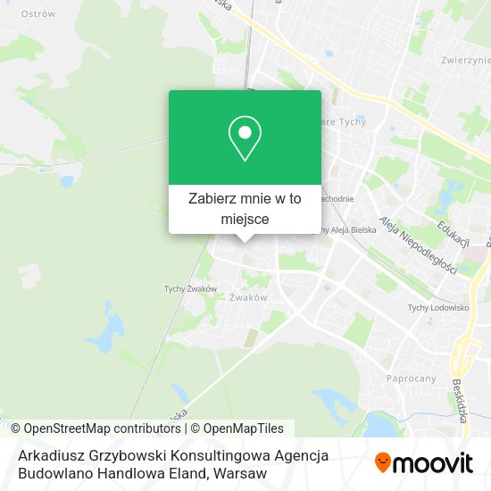 Mapa Arkadiusz Grzybowski Konsultingowa Agencja Budowlano Handlowa Eland