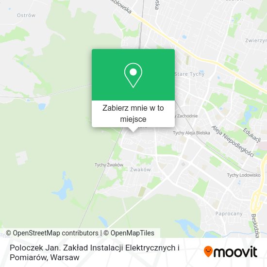 Mapa Poloczek Jan. Zakład Instalacji Elektrycznych i Pomiarów