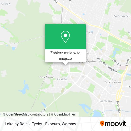 Mapa Lokalny Rolnik Tychy - Ekoeuro