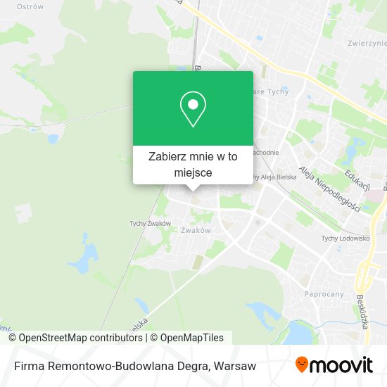 Mapa Firma Remontowo-Budowlana Degra