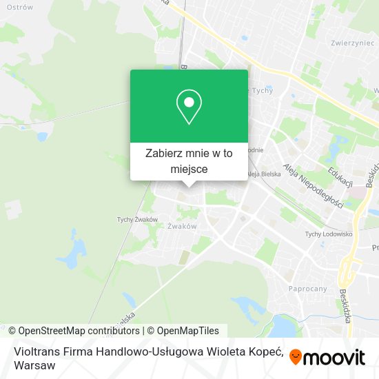 Mapa Violtrans Firma Handlowo-Usługowa Wioleta Kopeć