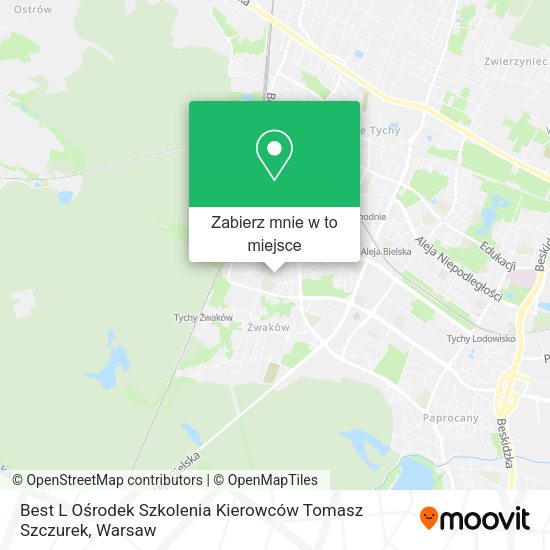 Mapa Best L Ośrodek Szkolenia Kierowców Tomasz Szczurek