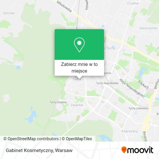 Mapa Gabinet Kosmetyczny