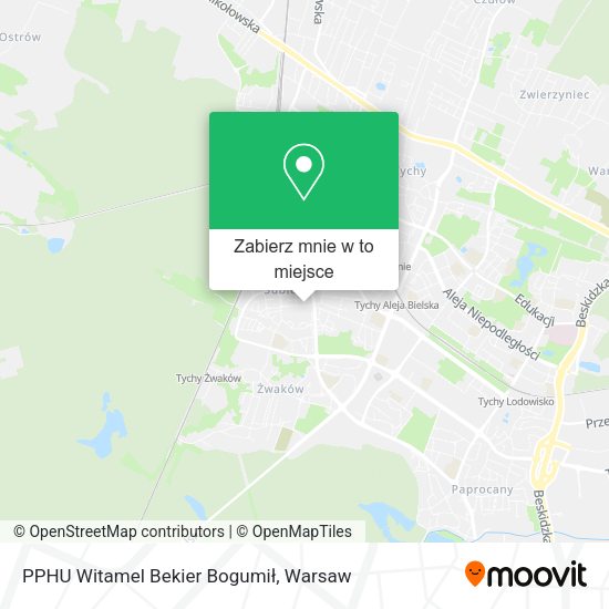 Mapa PPHU Witamel Bekier Bogumił