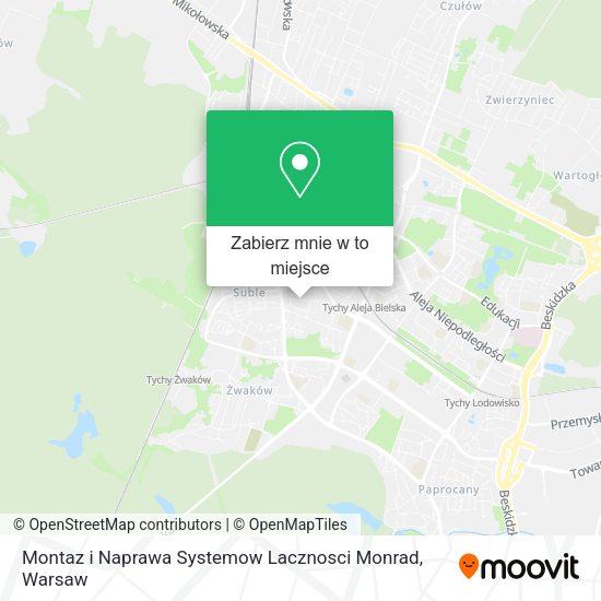 Mapa Montaz i Naprawa Systemow Lacznosci Monrad