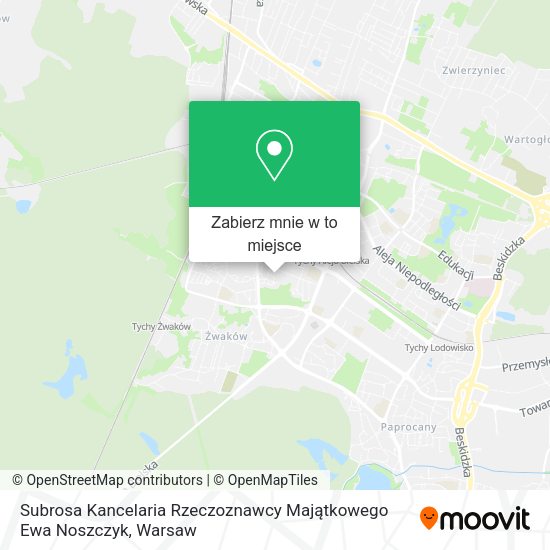 Mapa Subrosa Kancelaria Rzeczoznawcy Majątkowego Ewa Noszczyk