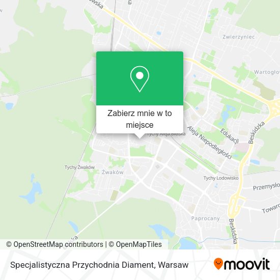 Mapa Specjalistyczna Przychodnia Diament