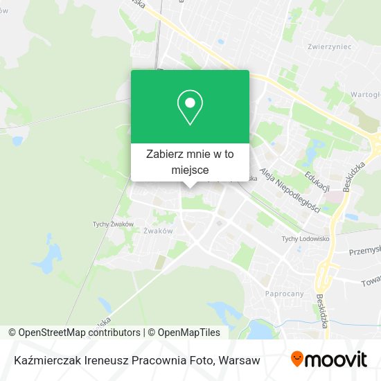 Mapa Kaźmierczak Ireneusz Pracownia Foto