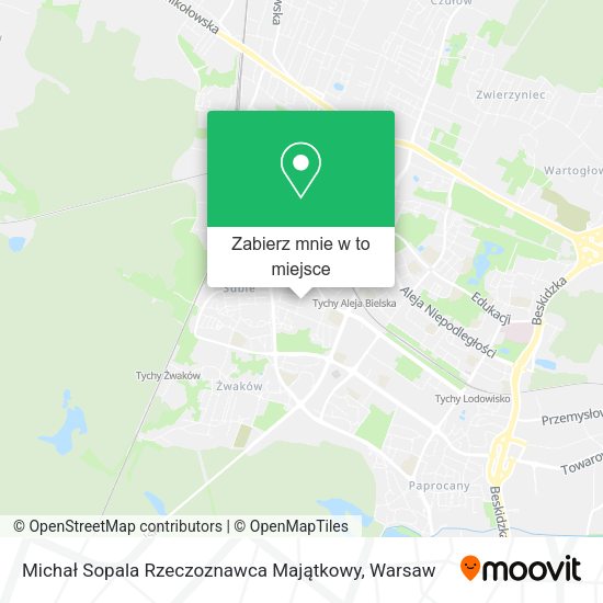 Mapa Michał Sopala Rzeczoznawca Majątkowy