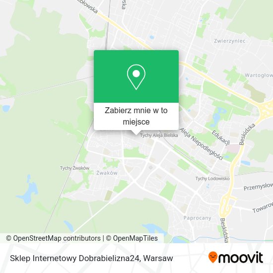 Mapa Sklep Internetowy Dobrabielizna24