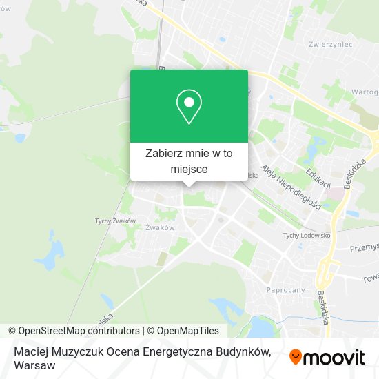 Mapa Maciej Muzyczuk Ocena Energetyczna Budynków