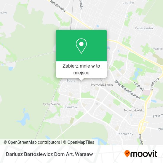 Mapa Dariusz Bartosiewicz Dom Art