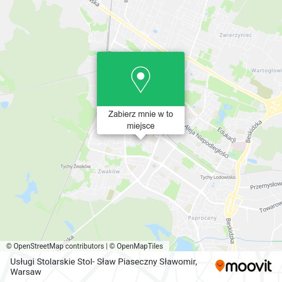 Mapa Usługi Stolarskie Stol- Sław Piaseczny Sławomir