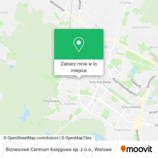 Mapa Biznesowe Centrum Księgowe sp. z o.o.