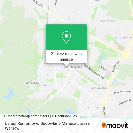 Mapa Usługi Remontowo Budowlane Mariusz Jursza