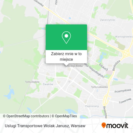 Mapa Uslugi Transportowe Wolak Janusz