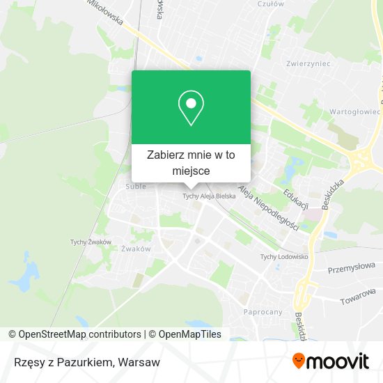 Mapa Rzęsy z Pazurkiem