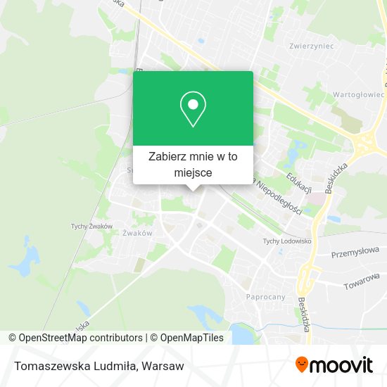 Mapa Tomaszewska Ludmiła