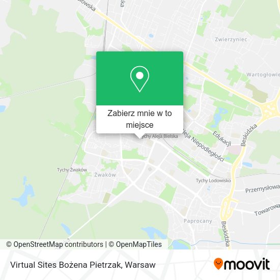 Mapa Virtual Sites Bożena Pietrzak